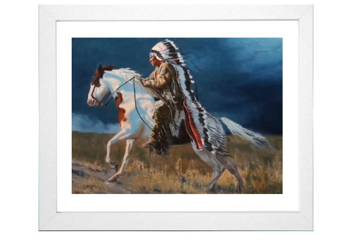North American IndianFramed Print